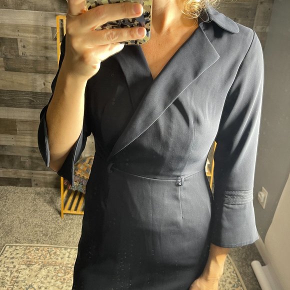 VTG Delta Collection Navy Stewardess Uniform Dress - Picture 2 of 8